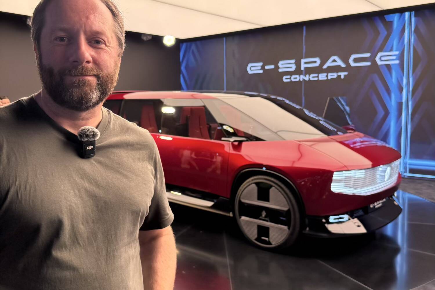 Dave with the Renault E-Space concept