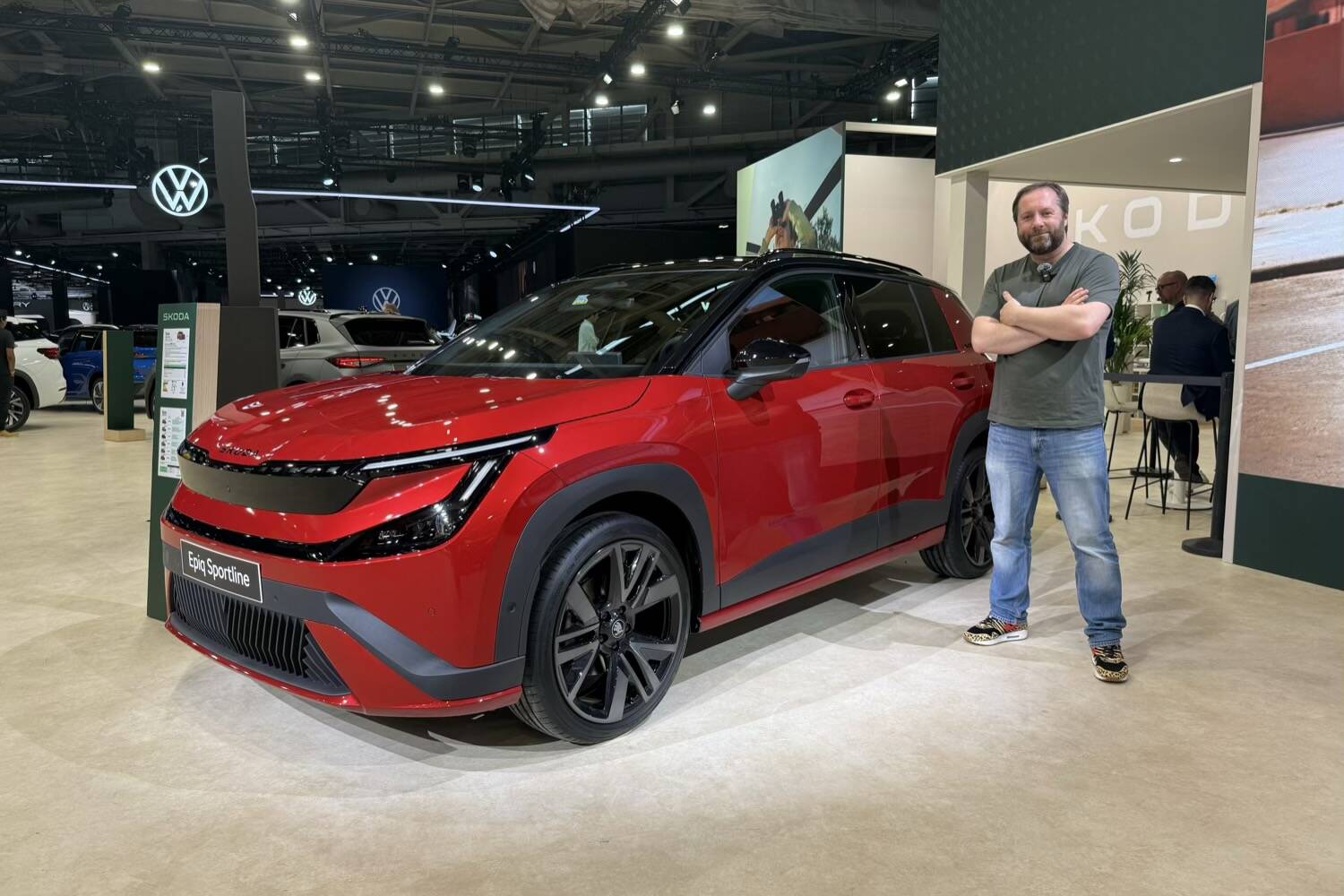 Dave with Skoda Epiq Sportline