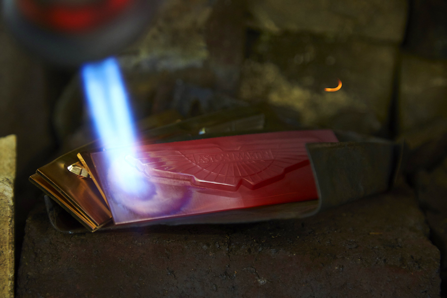 Aston Martins fly multiple national flags