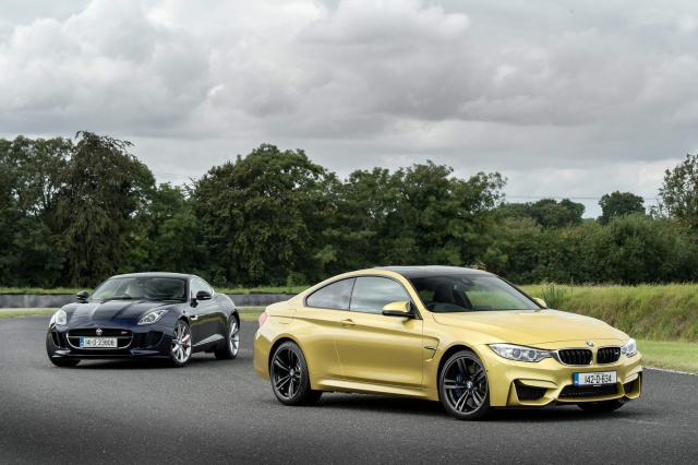BMW M4 Coupe vs. Jaguar F-Type Coupe comparison