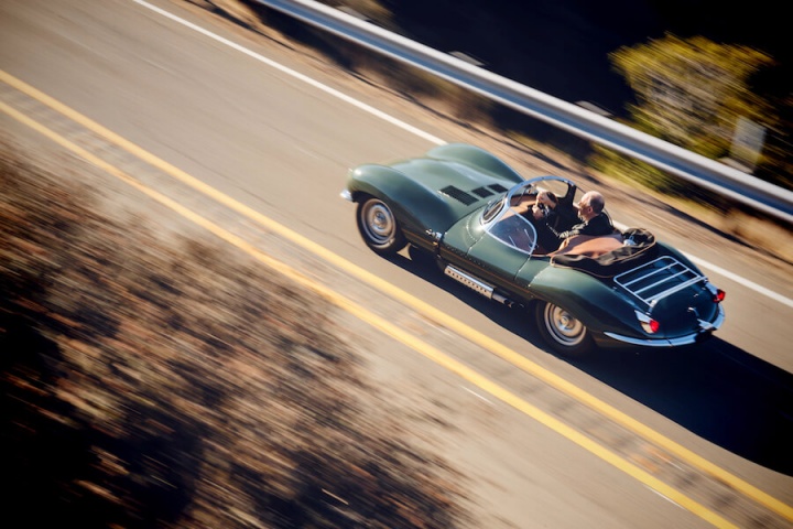 Reborn Jaguar XKSS gets LA debut