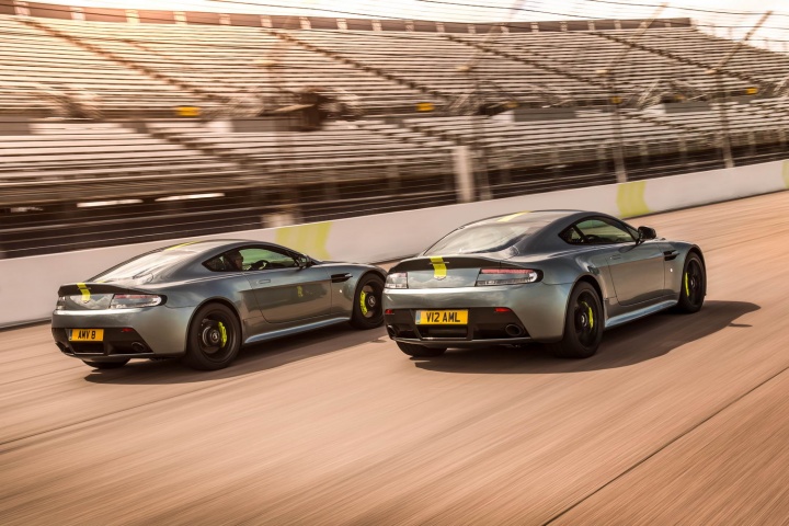 Aston Vantage AMR races ahead