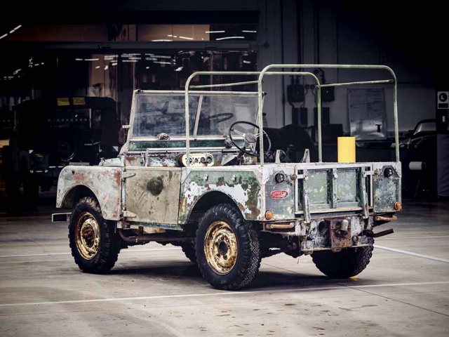 Unique original Land Rover surfaces