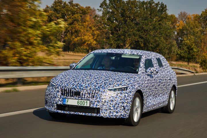Skoda Scala (2019) prototype