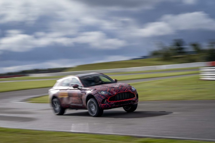 Aston Martin DBX SUV enters final testing