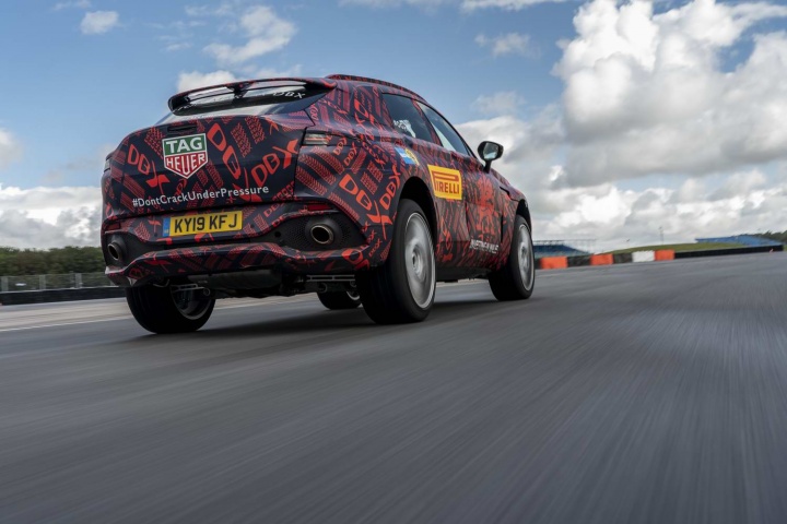 Aston Martin DBX SUV enters final testing