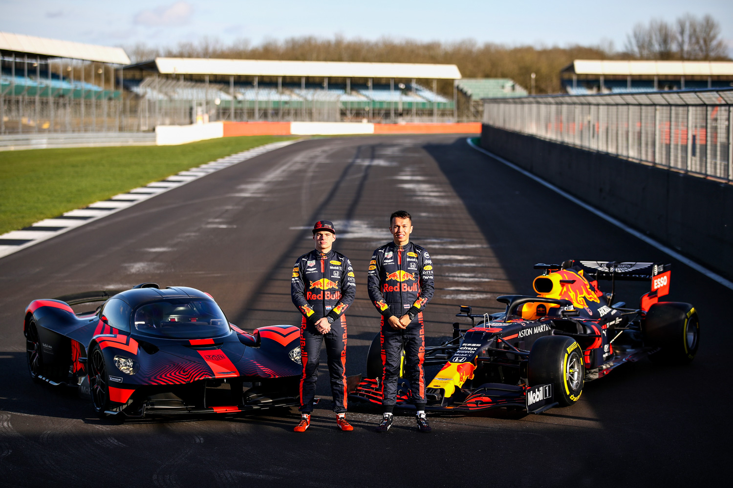 Red Bull F1 drivers try the Aston Martin Valkyrie