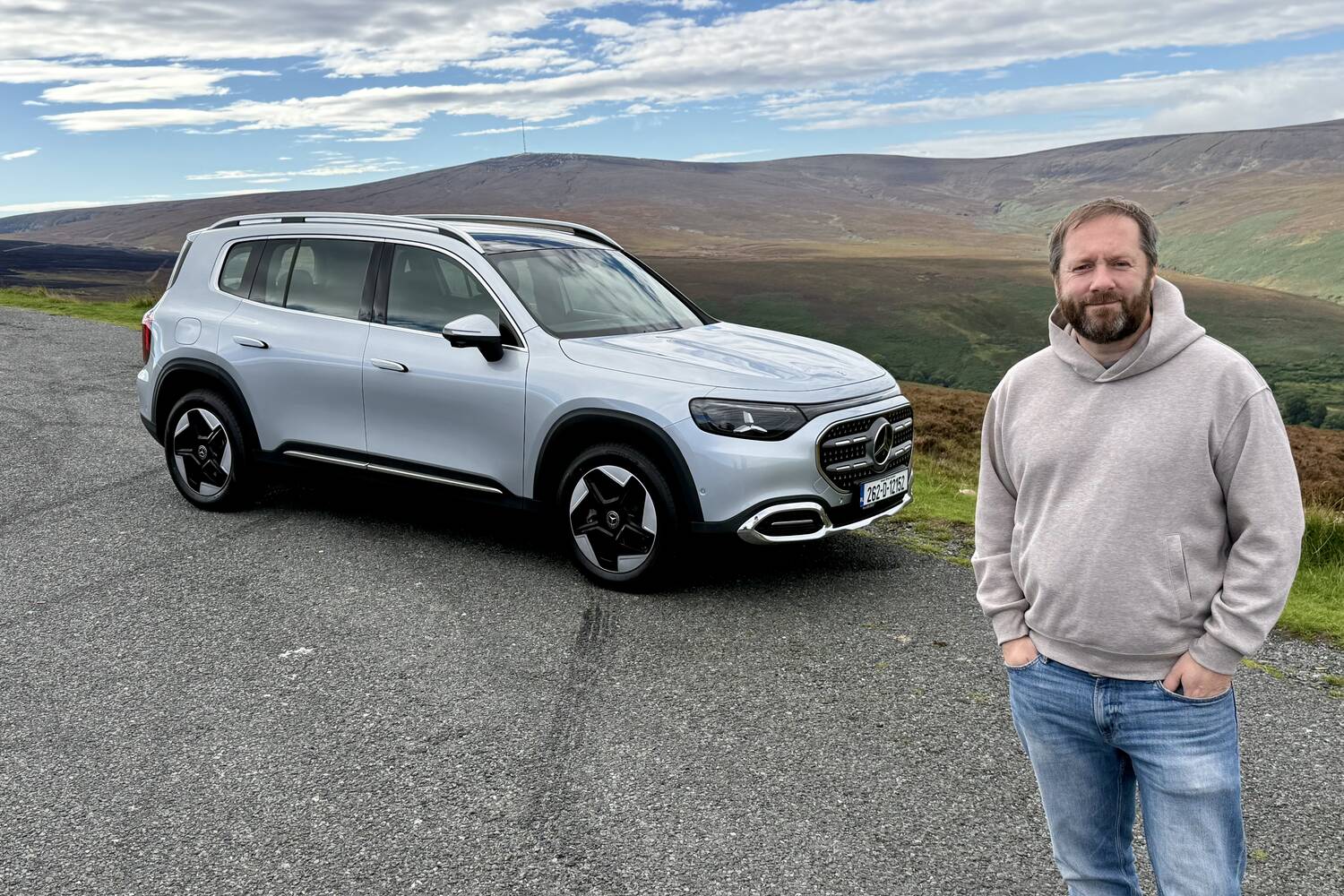 Dave has the all-electric Mercedes GLB SUV on test