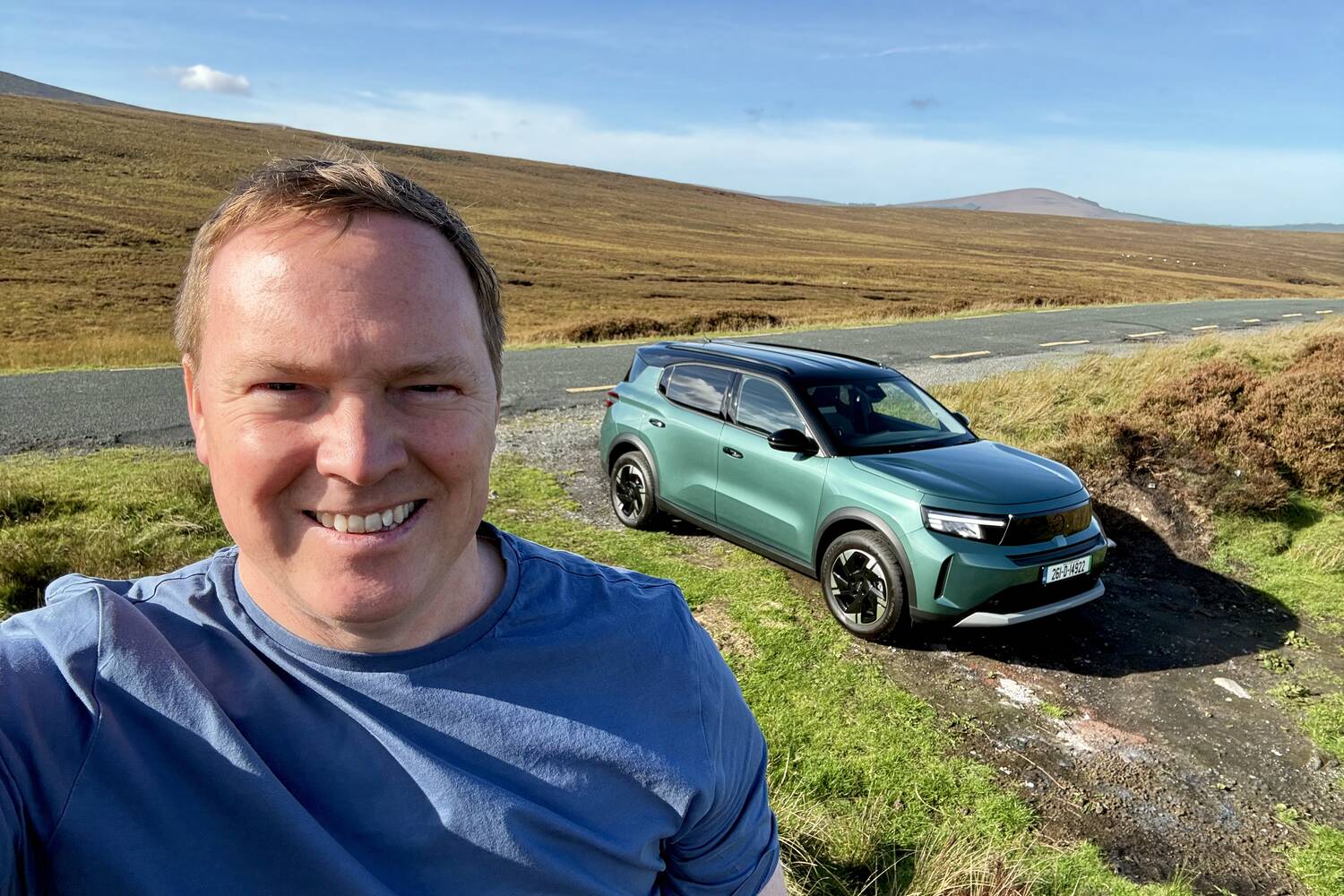 Shane's driving the Opel Frontera EV this week