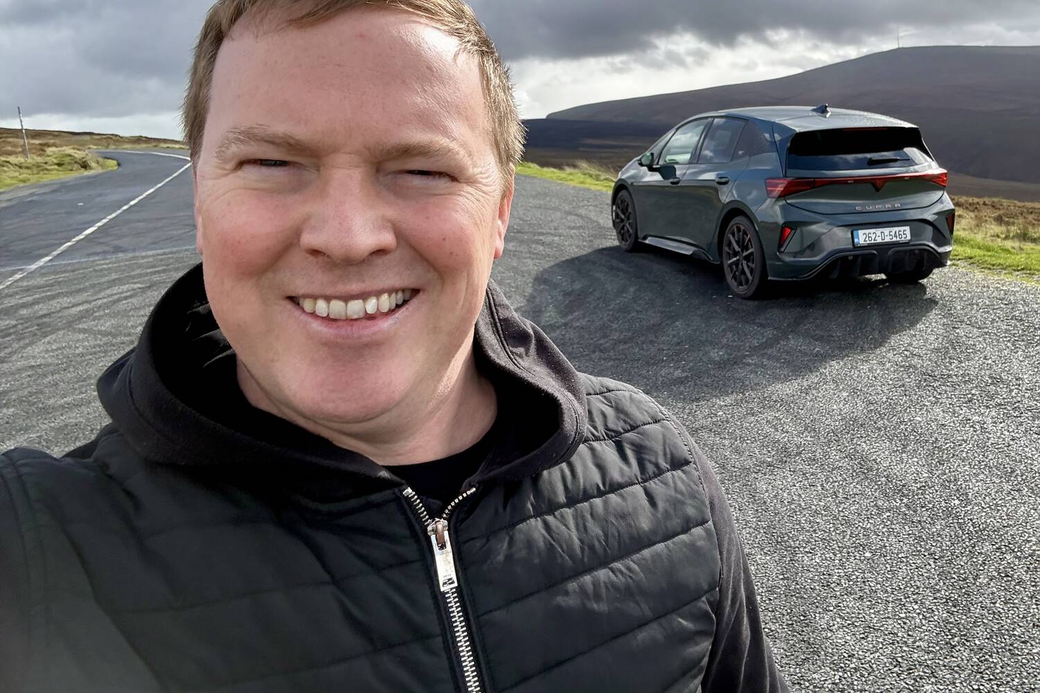Shane is enjoying the ESC Sport setting in the Cupra Born VZ this week