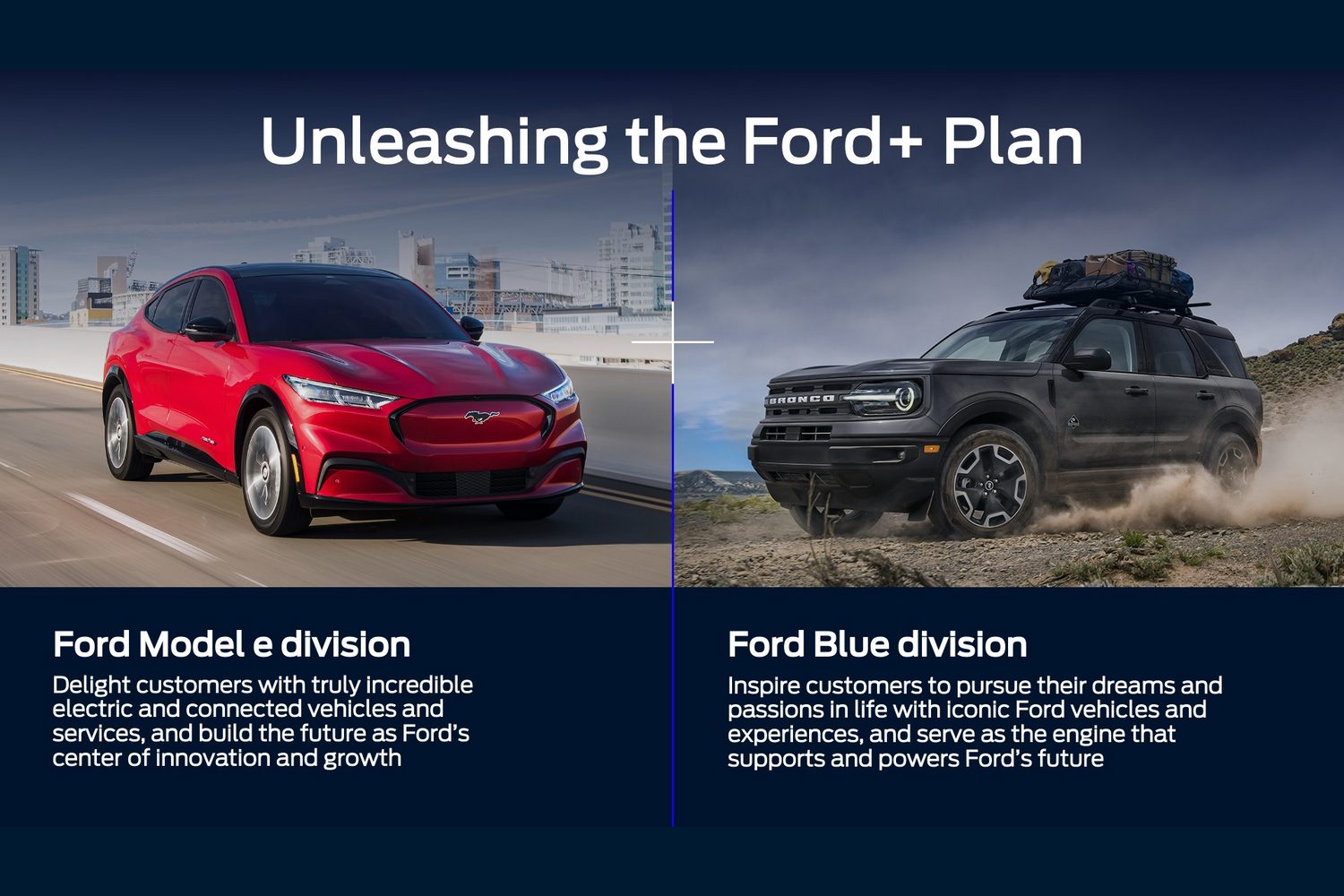 Ford will divide itself in two