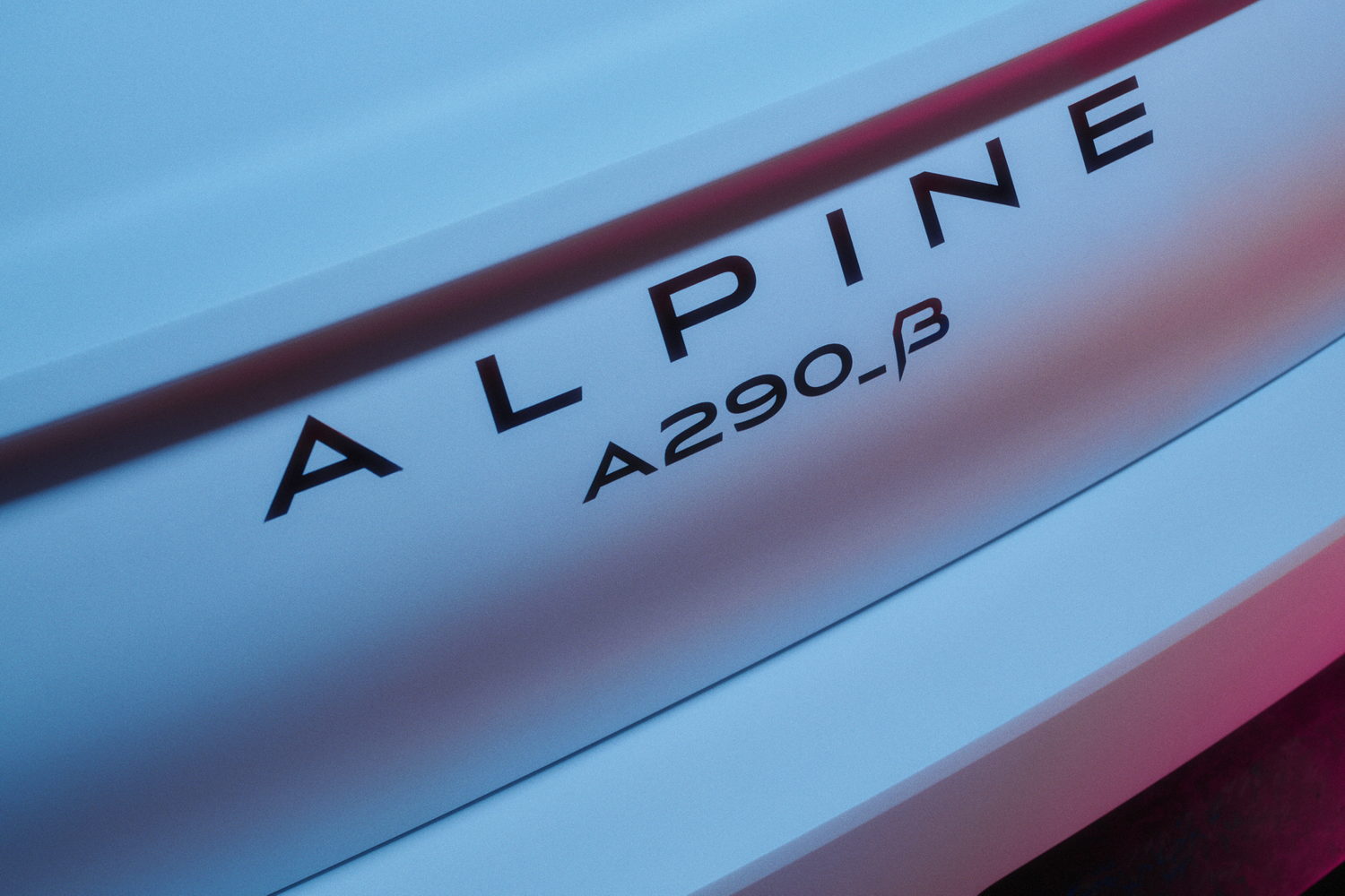 Alpine goes electric with A290_β hatch