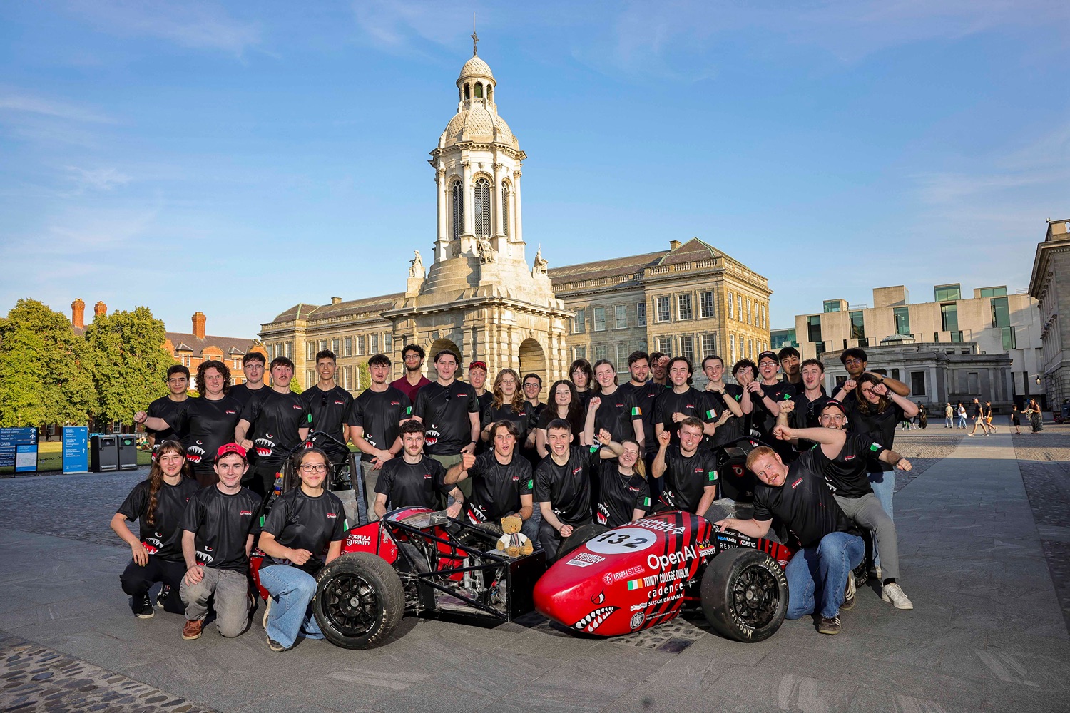 Trinity College students build race car for Silverstone