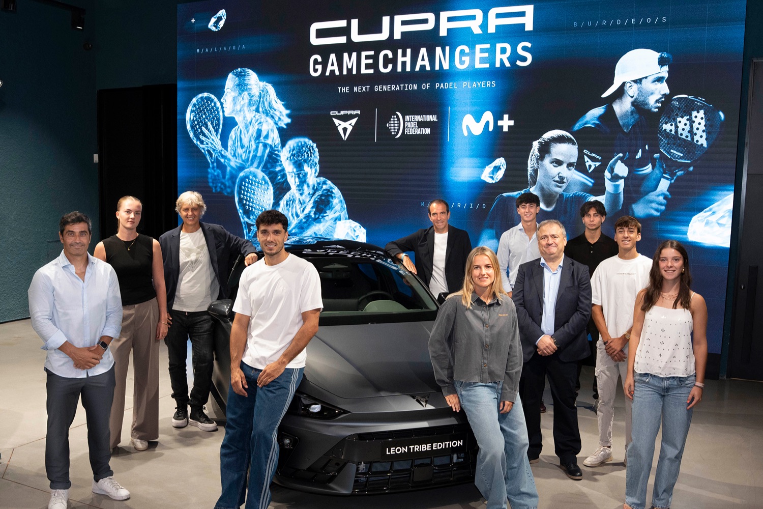 Cupra’s padel squad comes to the screen