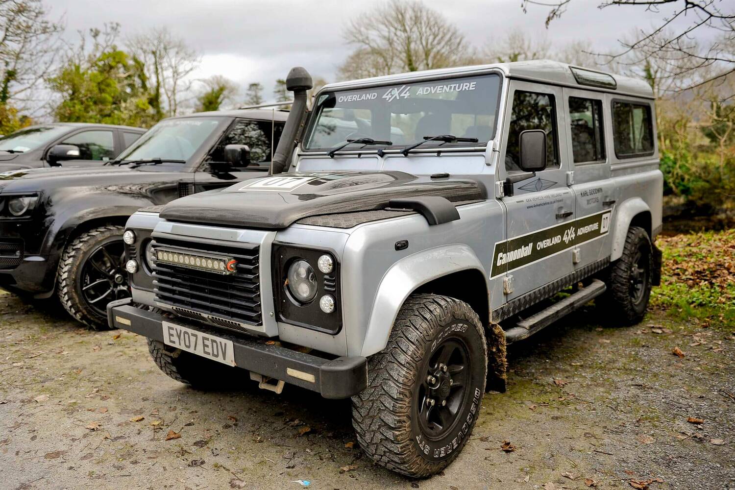 Route for the Cannonball 4x4 off-road epic