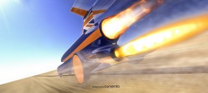 Land speed record challenger makes world debut