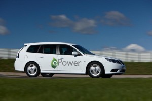 Saab's first electric car