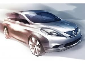 Nissan global saloon set to replace Tiida