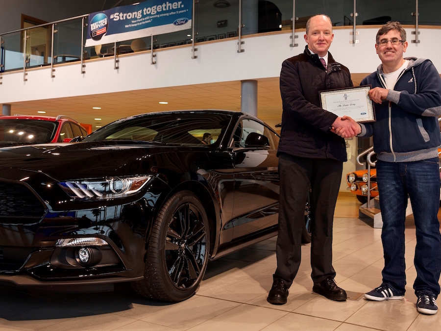 First RHD Irish Mustang delivered to Donegal customer