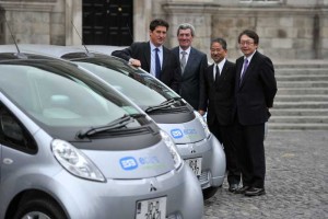 Irish Government, ESB and Mitsubishi Motors, MC (Automobile) Europe and MMC Commercials sign a Memorandum of Understanding to further promote ecar industry